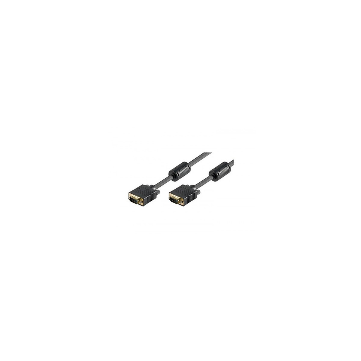 Ewent EW 110102 020 N P cable VGA 18 m VGA D Sub Negro