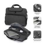 11064-SUBBLIM Maletin Ordenador Air Padding Laptop bag 13,3-14" Gris Oscuro