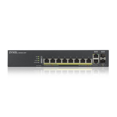 Zyxel GS1920 8HPV2 Gestionado Gigabit Ethernet 10 100 1000 Energia sobre Ethernet PoE Negro