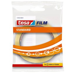 1108-CINTA ADHESIVA STANDARD 15MM.X66M.EN BOLSITA TRANSPARENTE TESA 57382-00001-02