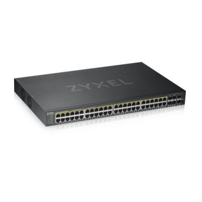 Zyxel GS1920 48HPV2 Gestionado Gigabit Ethernet 10 100 1000 Energia sobre Ethernet PoE Negro