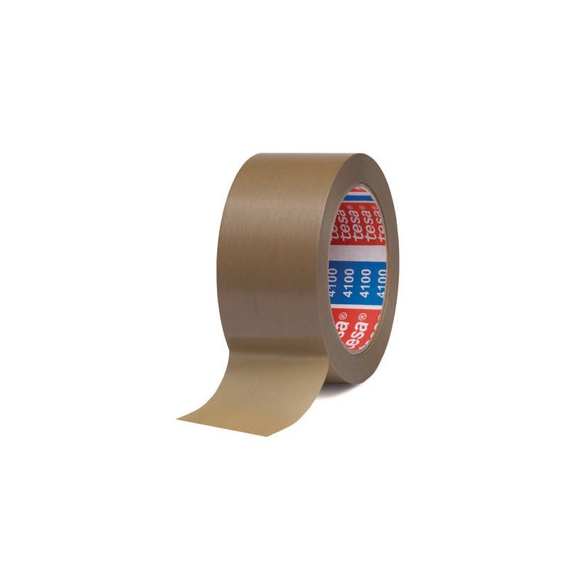 1112-CINTA DE EMBALAJE EN PVC RUGOSO 50MM.X66M. MARRON TESA 04100-00228-00