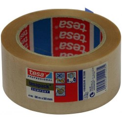 1113-CINTA DE EMBALAJE EN PVC RUGOSO 50MM.X66M. TRANSPARENTE TESA 04100-00228-00