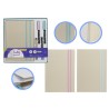 11139-SET  LIBRETA BULLET KRAFT + ROTULADORES PINCEL Y BOLIGRAFO BISMARK INGRAF 330620