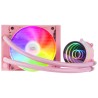 11148-Mars Gaming ML-ONE120 Rosa Refrigeracion Liquida CPU TDP 200W Espejo Infinito Ventilador FRGB Silencioso Multisock