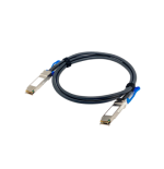 11261-QNAP CAB-DAC15M-Q28 cable de fibra optica 1,5 m QSFP28 Negro
