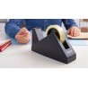 1127-DISPENSADOR SOBREMESA "PORTARROLLOS" EASY CUT ECONOMY PARA ROOLLOS DE 66M. NEGRO TESA 57431-00000-02
