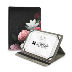 11283-SUBBLIM Funda Tablet Universal TRENDY CASE ROSAS 11"