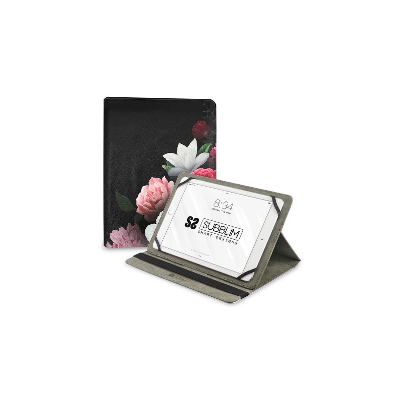 11283-SUBBLIM Funda Tablet Universal TRENDY CASE ROSAS 11" 11283-SUBBLIM Funda Tablet Universal TRENDY CASE ROSAS 11"