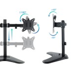 11319-TOOQ SOPORTE DE PARED PARA 2 PANTALLAS 17"-32"