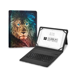 11351-SUBBLIM Funda con Teclado Keytab Pro BT Trendy Leon
