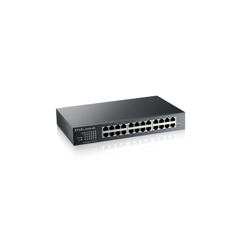 11357-ZYZEL ZYXEL GS1915-24E, 24-PORT GBE SMART HYBRID MODE SWITCH, STANDALONE O NEBULAFLEX CLOUD, RACKMOUNT AND DESKTOP 11357-ZYZEL ZYXEL GS1915-24E, 24-PORT GBE SMART HYBRID MODE SWITCH, STANDALONE O NEBULAFLEX CLOUD, RACKMOUNT AND DESKTOP