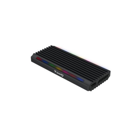 11373-TooQ Shinobi Caja externa para unidad de estado solido (SSD) Negro M.2