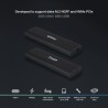 11376-TooQ Shura Caja externa para unidad de estado solido (SSD) Negro M.2