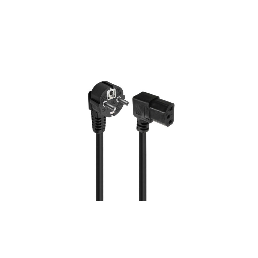 11467-Ewent EC1910 cable de transmision Negro 1,8 m C13 acoplador Enchufe tipo F 11467-Ewent EC1910 cable de transmision Negro 1,8 m C13 acoplador Enchufe tipo F