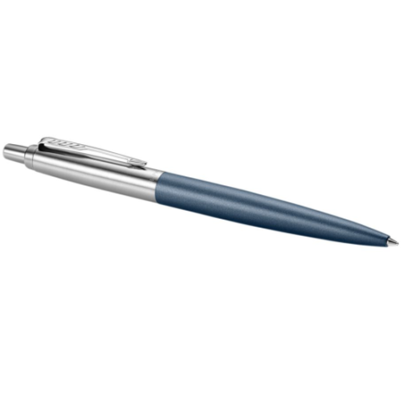 1151-BOLIGRAFO JOTTER XL PRIMROSE AZUL MATE RIBETE DE COLOR CROMO PLUMIN MEDIO TINTA AZUL PARKER 2068359