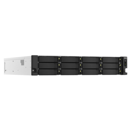 11634-QNAP TS-h1887XU-RP NAS Bastidor (2U) Ethernet Negro, Blanco E-2334