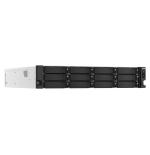11634-QNAP TS-h1887XU-RP NAS Bastidor (2U) Ethernet Negro, Blanco E-2334