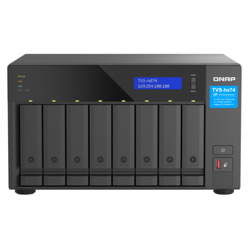 11636-QNAP TVS-h874 NAS Torre Ethernet Negro i5-12400
