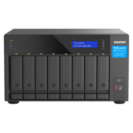 11636-QNAP TVS-h874 NAS Torre Ethernet Negro i5-12400