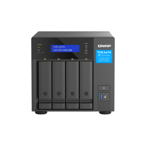 11640-QNAP TVS-H474 NAS Torre Ethernet Negro G7400