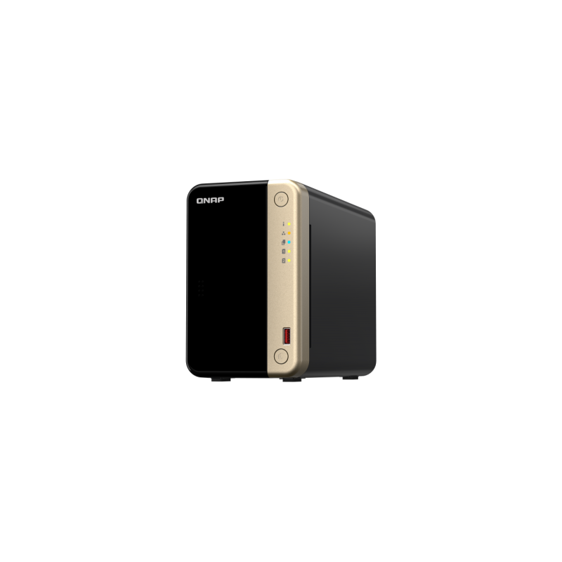 11642-QNAP TS-264 NAS Torre Ethernet Negro, Oro N5095 11642-QNAP TS-264 NAS Torre Ethernet Negro, Oro N5095