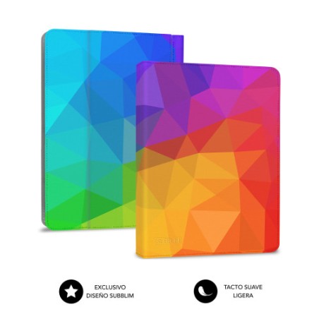 11662-FUNDA CON TECLADO MICRO USB - TYPE C KEYTAB USB 11" TRIANGULOS