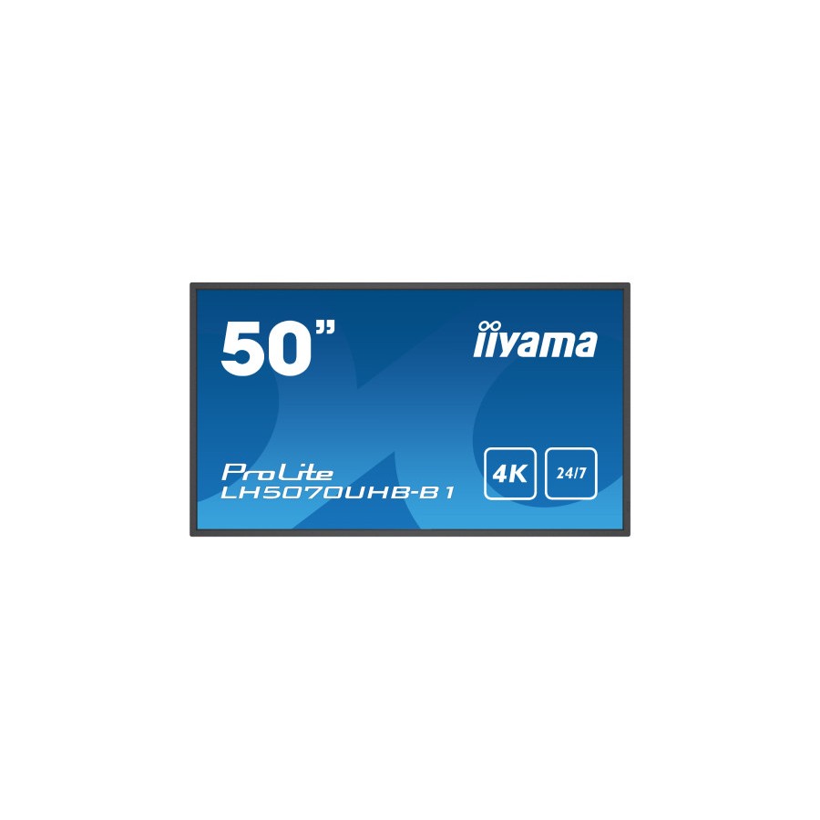 11676-iiyama LH5070UHB-B1 pantalla de senalizacion Pantalla plana para senalizacion digital 125,7 cm (49.5") VA 700 cd / 11676-iiyama LH5070UHB-B1 pantalla de senalizacion Pantalla plana para senalizacion digital 125,7 cm (49.5") VA 700 cd /