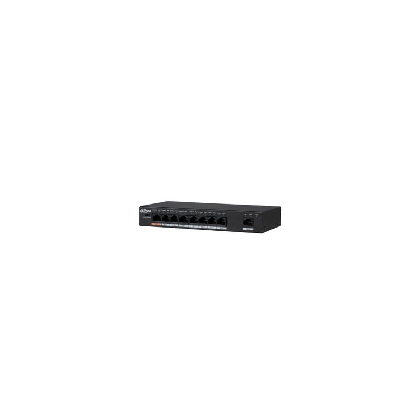 11694-(DH-PFS3009-8ET1GT-96-V2) DAHUA SWITCH HI-POE 2.0 8 PUERTOS + 1 UPLINK RJ45 11694-(DH-PFS3009-8ET1GT-96-V2) DAHUA SWITCH HI-POE 2.0 8 PUERTOS + 1 UPLINK RJ45