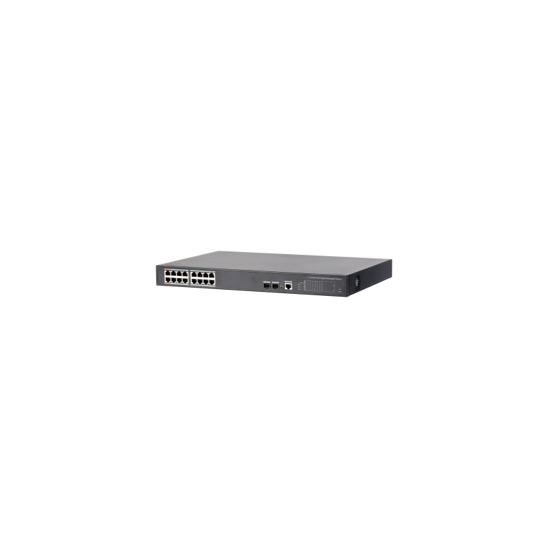 11713-DAHUA - DH-PFS4218-16GT-240 - SWITCH POE 16 PUERTOS GIGABIT + 2 SFP UPLINK GIGABIT 240W 802.3AT MANEJABLE LAYER 2 11713-DAHUA - DH-PFS4218-16GT-240 - SWITCH POE 16 PUERTOS GIGABIT + 2 SFP UPLINK GIGABIT 240W 802.3AT MANEJABLE LAYER 2