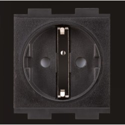 11750-CRESTRON AC POWER OUTLET MODULE FOR FT2 SERIES, SINGLE, EUROPEAN "SCHUKO," TYPE F (FT2A-PWR-EU-1-BASIC) 6508436