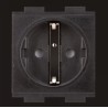 11750-CRESTRON AC POWER OUTLET MODULE FOR FT2 SERIES, SINGLE, EUROPEAN "SCHUKO," TYPE F (FT2A-PWR-EU-1-BASIC) 6508436