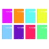 1183-CUADERNO SERIE PLASTIPAC 90 GRS. TAPA POLIPROPILENO FOLIO (215X310MM.) 80 HOJAS HORIZONTAL CON MARGEN 8 COLORES SUR