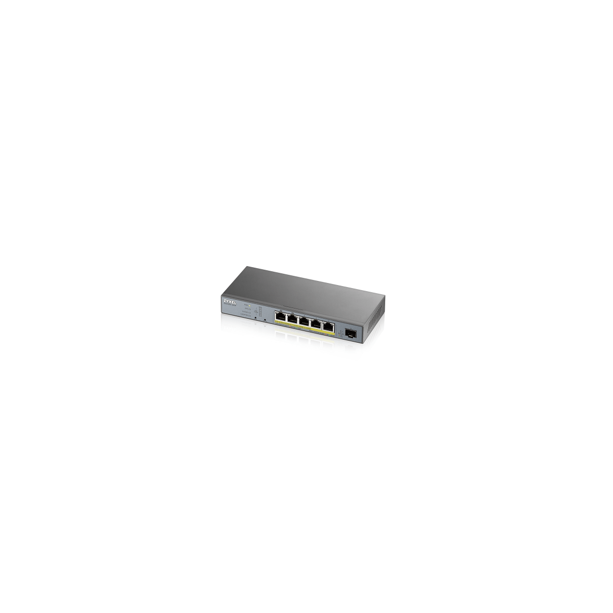 Zyxel GS1350 6HP EU0101F switch Gestionado L2 Gigabit Ethernet 10 100 1000 Energia sobre Ethernet PoE Gris