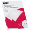 11881-CAJA 100 BOLSAS DE PLASTIFICACION 216X303 A4 BRILLO 125 MICRAS IBICO 627318