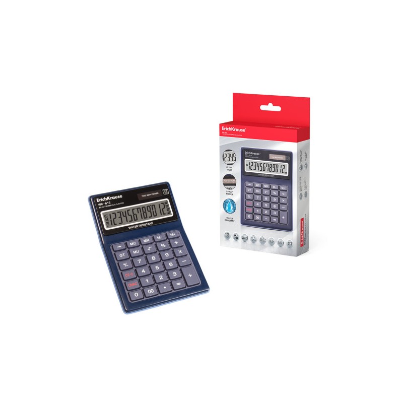 11891-CALCULADORA DE SOBREMESA WC-612 WATERPROOF 12 DIGITOS ERICH KRAUSE 40612 11891-CALCULADORA DE SOBREMESA WC-612 WATERPROOF 12 DIGITOS ERICH KRAUSE 40612