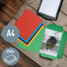 11941-CARPETA CARTON 3 SOLAPAS A4 RECYCLE 100% ROJO LEITZ 39060025