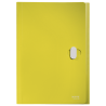11993-CARPETA POLIPROPILENO ACORDEON 5 POSICIONES+BOLSILLO FRONTAL BROCHE GIRATORIO A4 RECYCLE AMARILLO LEITZ 46240015
