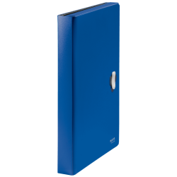 11996-CARPETA POLIPROPILENO ACORDEON 5 POSICIONES+BOLSILLO FRONTAL BROCHE GIRATORIO A4 RECYCLE AZUL LEITZ 46240035