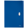 11997-CARPETA POLIPROPILENO ACORDEON 5 POSICIONES+BOLSILLO FRONTAL BROCHE GIRATORIO A4 RECYCLE AZUL LEITZ 46240035