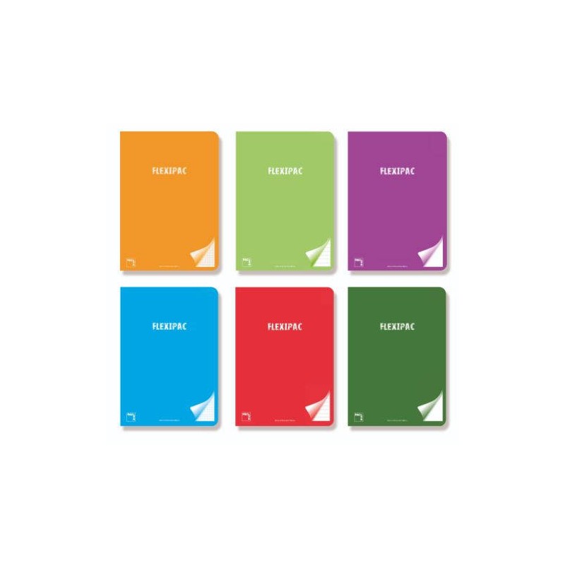 1200-LIBRETA FLEXIPAC TAPA PLASTICO 90 GRS. A-4 (210X297MM.) 48 HOJAS CUADRICULA 4X4 CON MARGEN SURTIDO PACSA 20056 1200-LIBRETA FLEXIPAC TAPA PLASTICO 90 GRS. A-4 (210X297MM.) 48 HOJAS CUADRICULA 4X4 CON MARGEN SURTIDO PACSA 20056