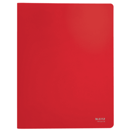 12004-CARPETA POLIPROPILENO CON 20 FUNDAS A4 RECYCLE ROJO LEITZ 46760025