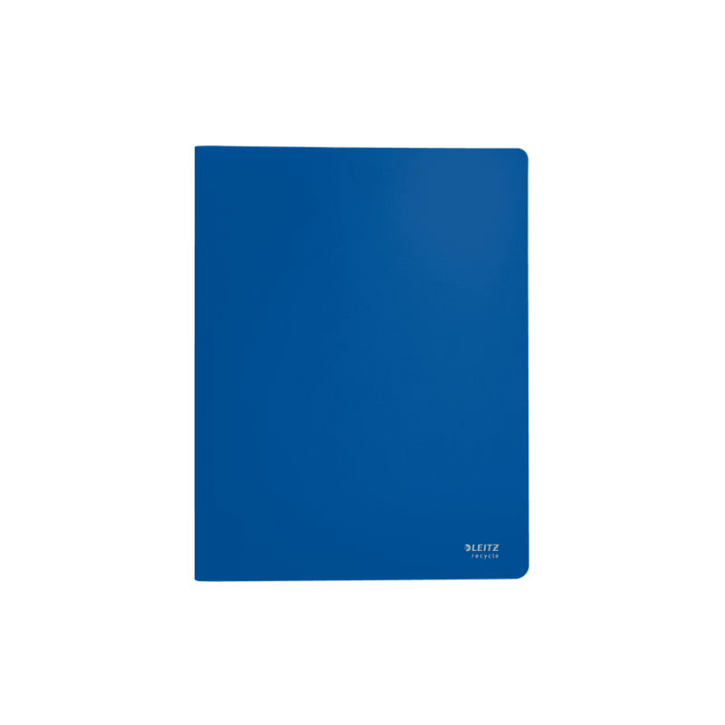 12006-CARPETA POLIPROPILENO CON 20 FUNDAS A4 RECYCLE AZUL LEITZ 46760035