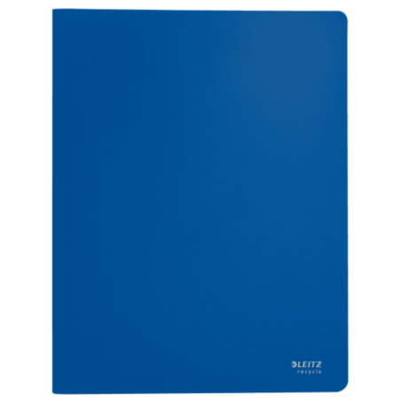 12016-CARPETA POLIPROPILENO CON 40 FUNDAS A4 RECYCLE AZUL LEITZ 46770035