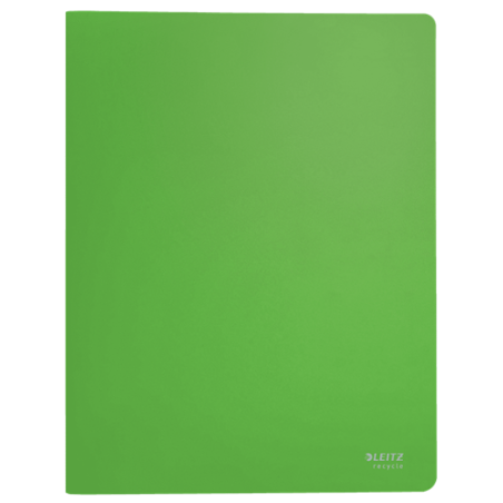 12018-CARPETA POLIPROPILENO CON 40 FUNDAS A4 RECYCLE VERDE LEITZ 46770055