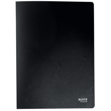 12020-CARPETA POLIPROPILENO CON 40 FUNDAS A4 RECYCLE NEGRO LEITZ 46770095