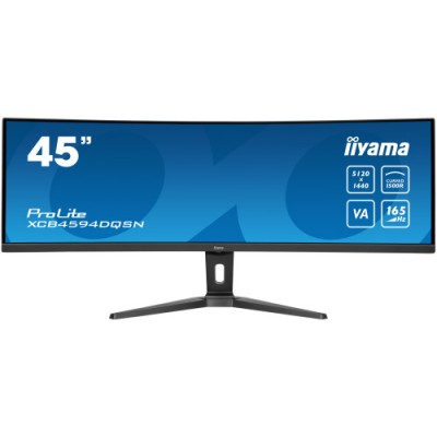 iiyama G MASTER 45LCD Curved Bus UWQHD pantalla para PC 1143 cm 45 5120 x 1440 Pixeles Dual QHD LED Negro