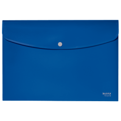 12026-SOBRES POLIPROPILENO OPACO A4 CON BROCHE BOTON RECYCLE AZUL LEITZ 46780035