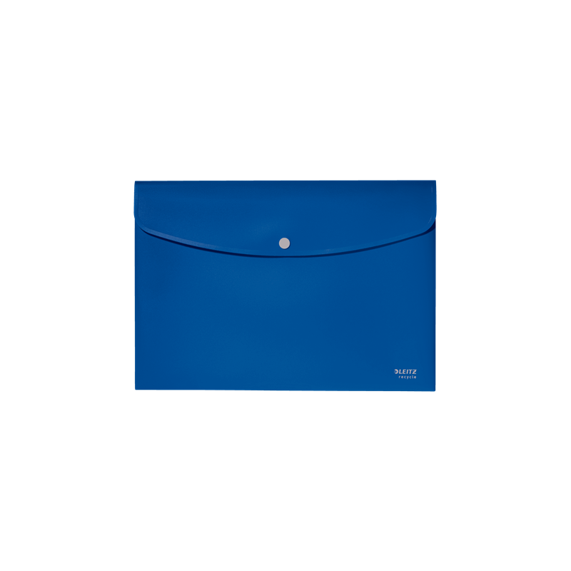 12026-SOBRES POLIPROPILENO OPACO A4 CON BROCHE BOTON RECYCLE AZUL LEITZ 46780035