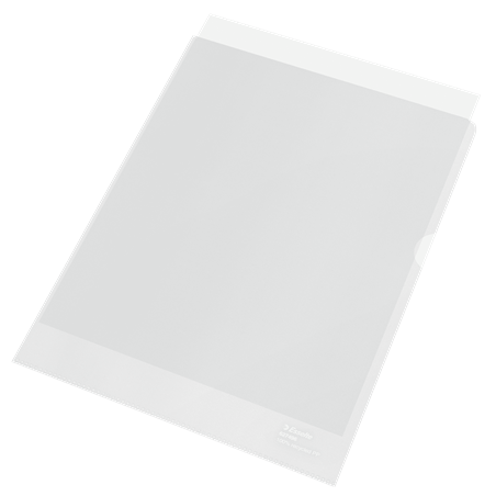 12045-CAJA 100 DOSSIERES UNEROS POLIPROPILENO TRANSPARENTE PIEL NARANJA A4 RECYCLE 100 MICRAS ESSELTE 627496